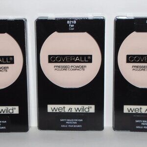 Wet n Wild Coverall Pressed Powder *3 PACKS* 821B Fair NEW
